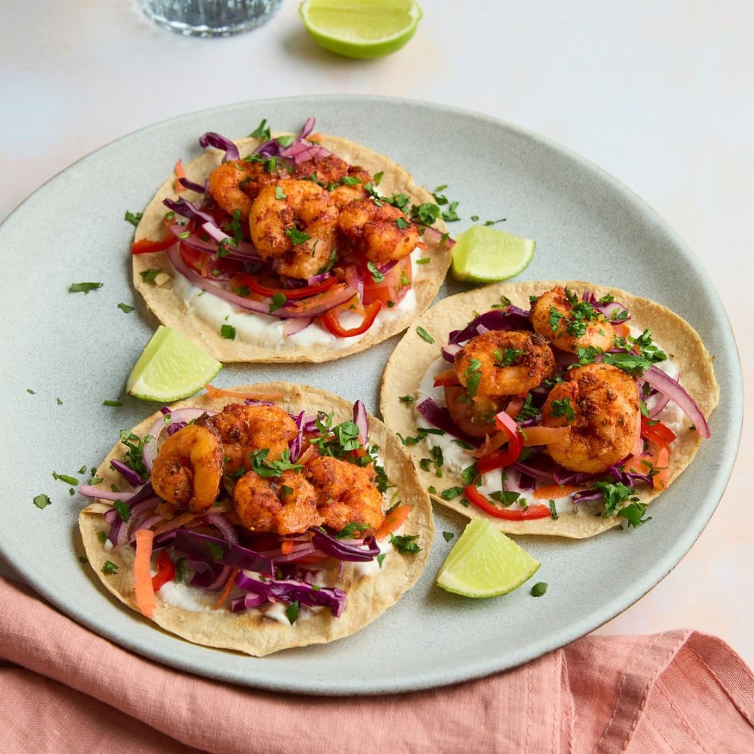 Spicy Prawn Tacos